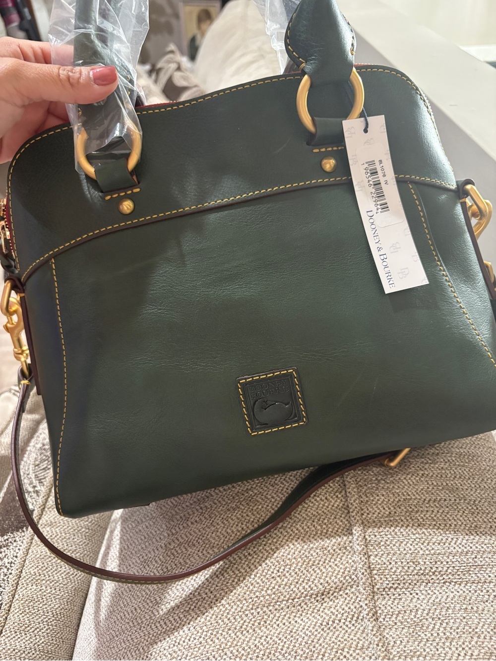 Dooney & Bourke Florentine Cameron Satchel Ivy